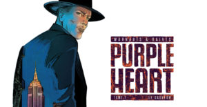 MARQUE-PAGE PURPLE HEART SIGNE WARNAUTS DES EDITIONS DU LOMBARD NEUF 