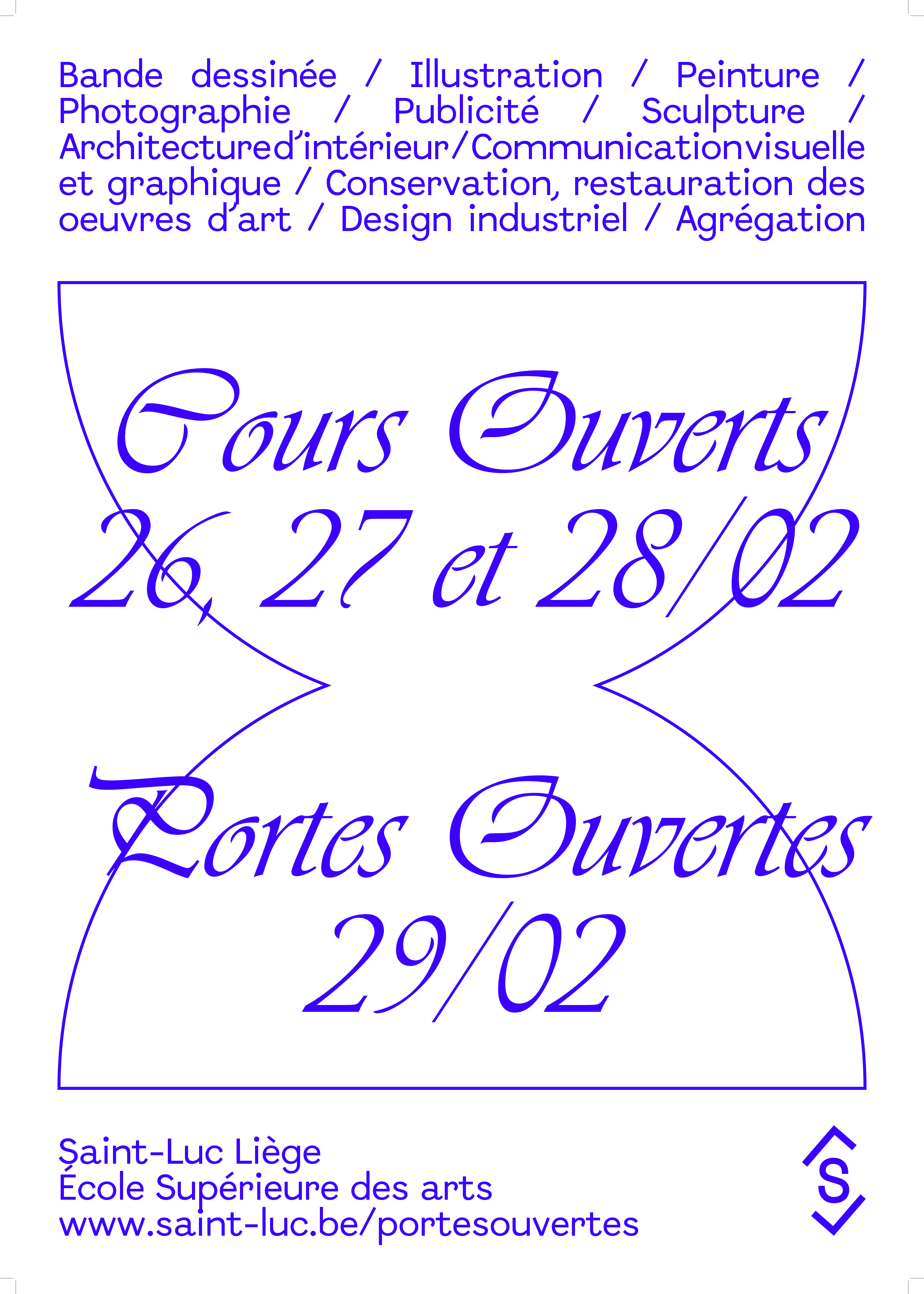Journées Portes & Cours Ouverts 2024 @ ESA Saint-Luc Liège